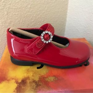 Rachel Shoes Lil Millie Mary Jane Style Red Baby Girls Size 5